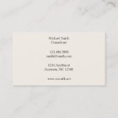 William Morris Wallpaper voor St. James Place Visitekaartje (Achterkant)