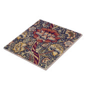 William Morris 'Wandle Chintz' Tegeltje (Zijkant)