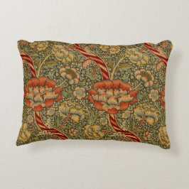 William Morris Wandle Engels Bloemen Damask Design Accent Kussen