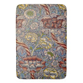 William Morris Wandle Engels Bloemen Damask Design Badmat (Voorkant Verticaal)