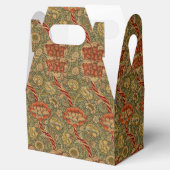 William Morris Wandle Engels Bloemen Damask Design Bedankdoosjes (Geopend)