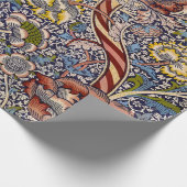 William Morris Wandle Engels Bloemen Damask Design Cadeaupapier (Hoek)