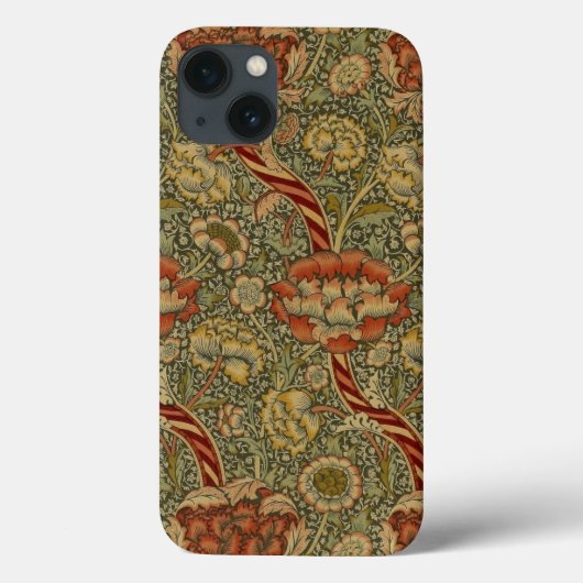William Morris Wandle Engels Bloemen Damask Design Case-Mate iPhone Case (Achterkant)