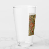 William Morris Wandle Engels Bloemen Damask Design Glas (Rechts)