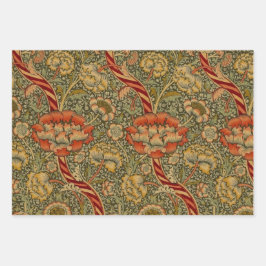 William Morris Wandle Engels Bloemen Damask Design Inpakpapier Vel