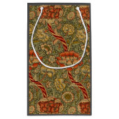 William Morris Wandle Engels Bloemen Damask Design Klein Cadeauzakje (Achterkant)