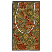 William Morris Wandle Engels Bloemen Damask Design Klein Cadeauzakje (Voorkant)