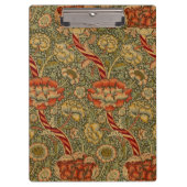 William Morris Wandle Engels Bloemen Damask Design Klembord (Voorkant)