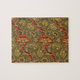 William Morris Wandle Engels Bloemen Damask Design Legpuzzel