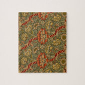 William Morris Wandle Engels Bloemen Damask Design Legpuzzel (Verticaal)
