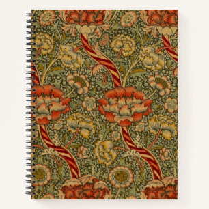 William Morris Wandle Engels Bloemen Damask Design Notitieboek
