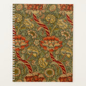 William Morris Wandle Engels Bloemen Damask Design Planner (Voorkant)