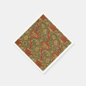 William Morris Wandle Engels Bloemen Damask Design Servet (Hoek)