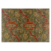 William Morris Wandle Engels Bloemen Damask Design Snijplank (Voorkant)