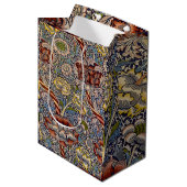 William Morris Wandle Engels Bloemendamaskontwerp Medium Cadeauzakje (Voorkant Gekanteld)