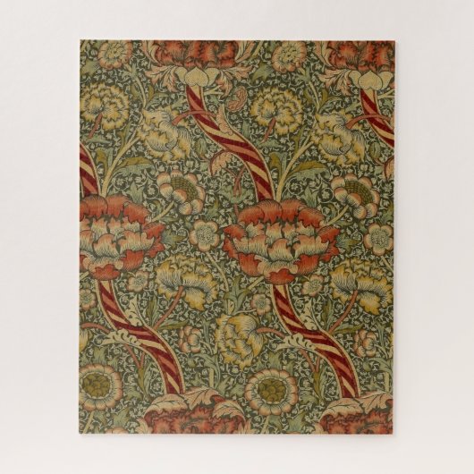 William Morris Wandle English Floral Design Legpuzzel (Verticaal)