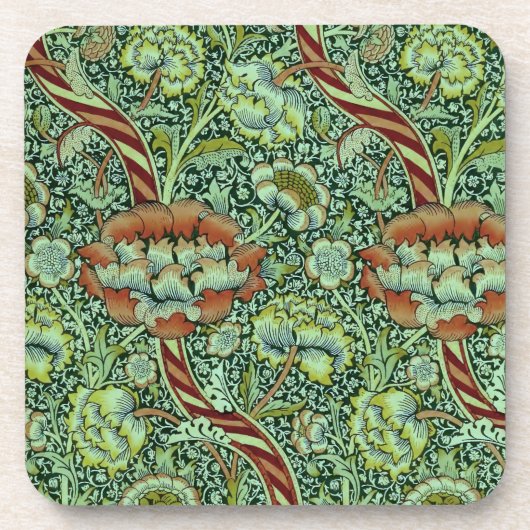 William Morris Wandle Pattern Bier Onderzetter (Voorkant)