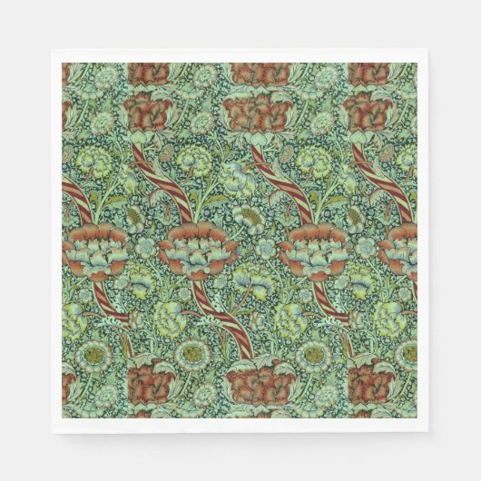 William Morris Wandle Pattern Servet (Voorkant)