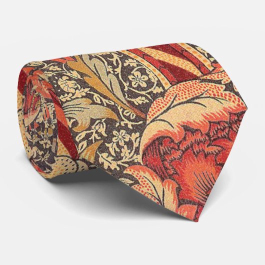 William Morris Wandle voor Chintz Design Stropdas (Opgerold)