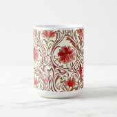 William Morris Waterverf Gold Red Brown Ivory Koffiemok (Center)
