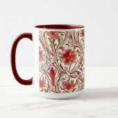 William Morris Waterverf Gold Red Brown Ivory Mok (Links)