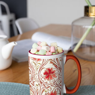 William Morris Waterverf Gold Red Brown Ivory Mok