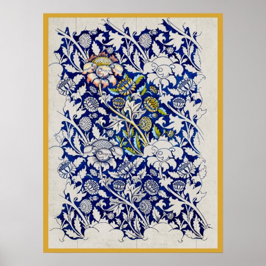 William Morris Waterverf Poster (Voorkant)