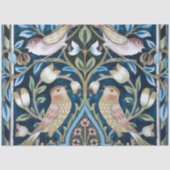 William Morris Waterverf Vogels  Bloemen Tissuepapier (Voorkant)