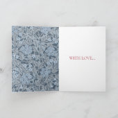 WILLIAM MORRIS WENSKAART "HAPPY BIRTHDAY" KAART (Binnen)