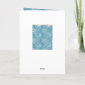 WILLIAM MORRIS WENSKAART "HAPPY BIRTHDAY" KAART (Achterkant)