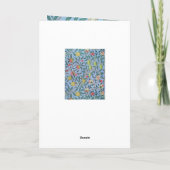 WILLIAM MORRIS WENSKAART "HAPPY BIRTHDAY" KAART (Achterkant)