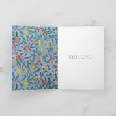 WILLIAM MORRIS WENSKAART "HAPPY BIRTHDAY" KAART (Binnen)