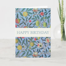WILLIAM MORRIS WENSKAART "HAPPY BIRTHDAY"