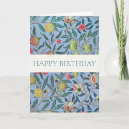 WILLIAM MORRIS WENSKAART "HAPPY BIRTHDAY" KAART