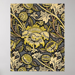 William Morris Wey Behang Bloemmotief  Poster