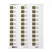 William Morris Wey Bloemrijke Kunst Ambachtelijke Etiket (Full Sheet)