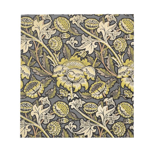 William Morris Wey Bloemrijke Kunst Ambachtelijke Notitieblok (Voorkant)