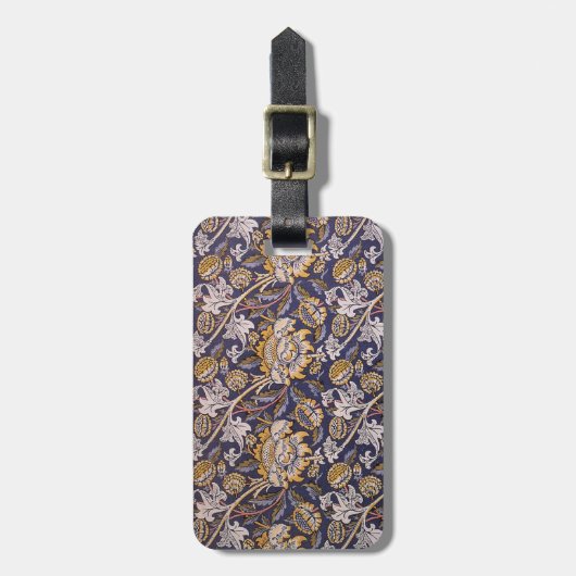 William Morris Wey Floral Wallpaper Bagagelabel (Voorkant verticaal)