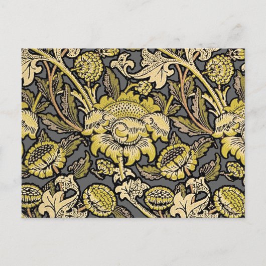 William Morris Wey Floral Wallpaper Briefkaart (Voorkant)