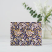 William Morris Wey Floral Wallpaper Briefkaart (Staand voorkant)