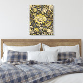 William Morris Wey Floral Wallpaper Canvas Afdruk (Insitu (Slaapkamer))