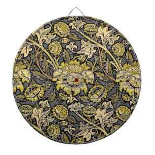 William Morris Wey Floral Wallpaper Dartbord