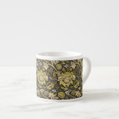 William Morris Wey Floral Wallpaper Espresso Kop (Voorkant rechts)