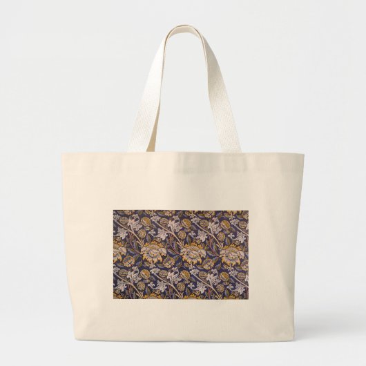 William Morris Wey Floral Wallpaper Grote Tote Bag (Voorkant)