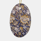 William Morris Wey Floral Wallpaper Keramisch Ornament (Links)