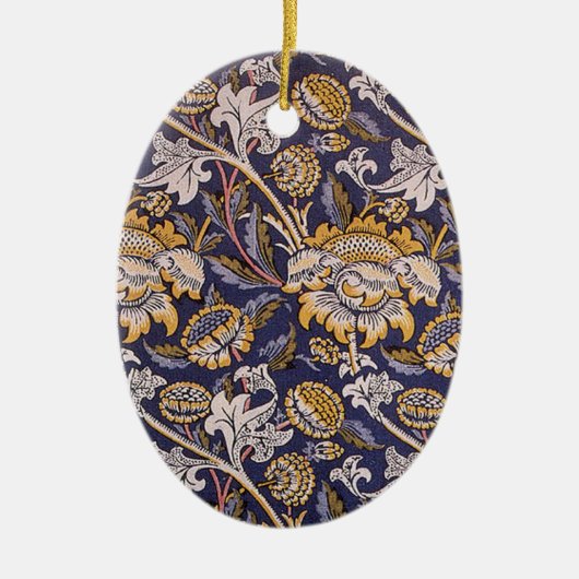 William Morris Wey Floral Wallpaper Keramisch Ornament (Voorkant)