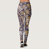 William Morris Wey Floral Wallpaper Leggings (Achterkant)