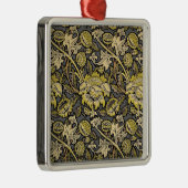 William Morris Wey Floral Wallpaper Metalen Ornament (Rechts)
