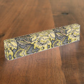 William Morris Wey Floral Wallpaper Naambordje (Zijkant)