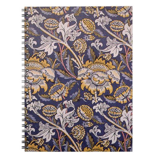 William Morris Wey Floral Wallpaper Notitieboek (Voorkant)